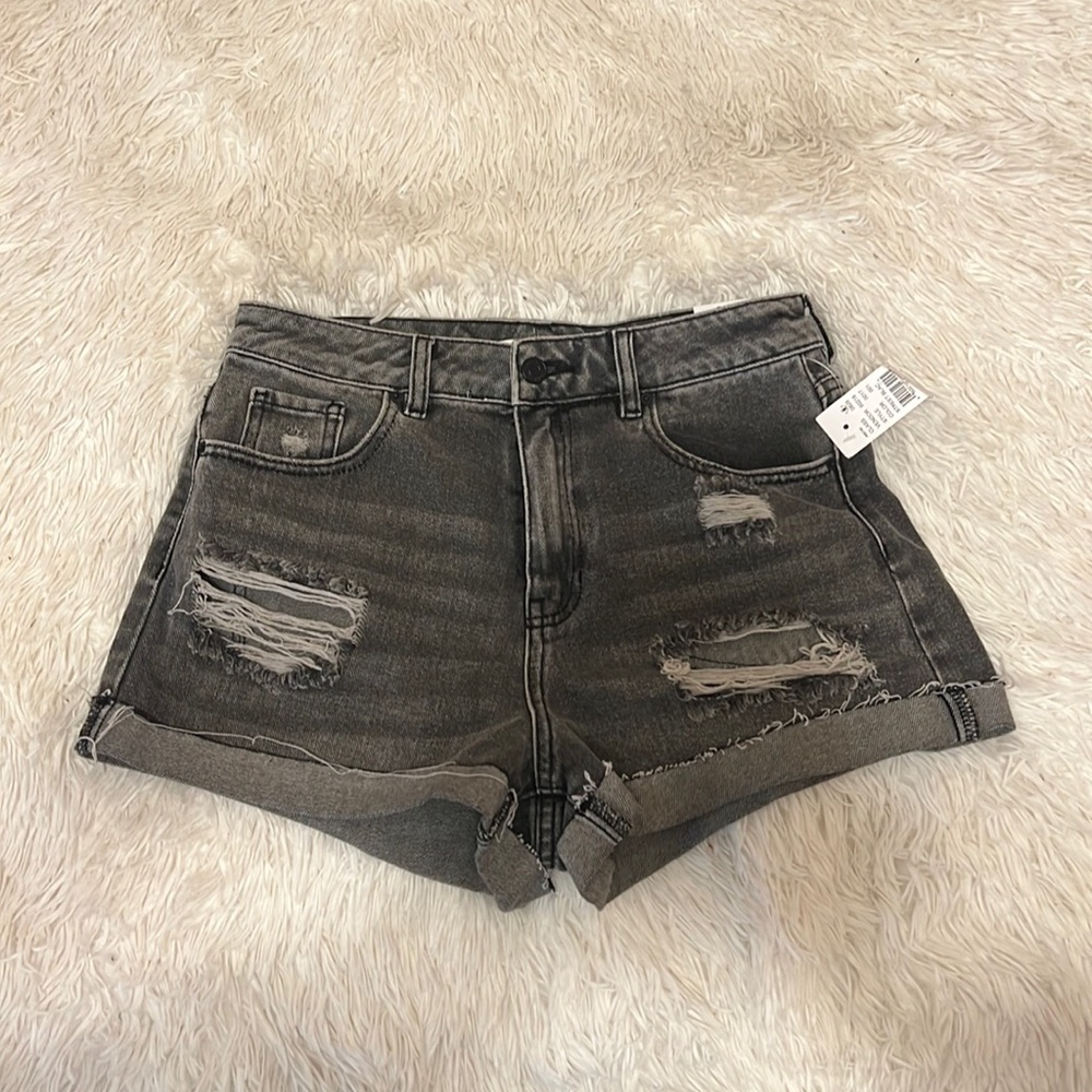 PACSUN BLACK MOM SHORT